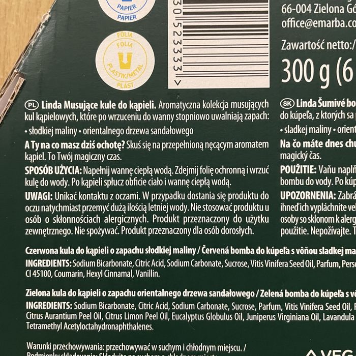 Nowy zestaw kule do kąpieli 6 sztuk