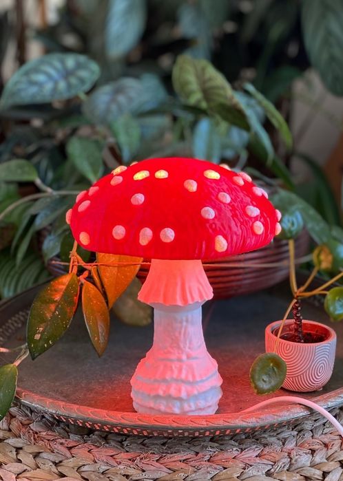 Candeeiro Cogumelo 3D