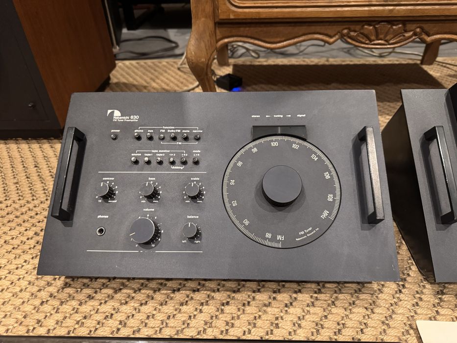 Profesjonalny zestaw stereo Nakamichi 630 620 koncowka mocy przedwzm