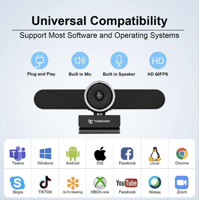 Веб камера Tongveo VIAU-200