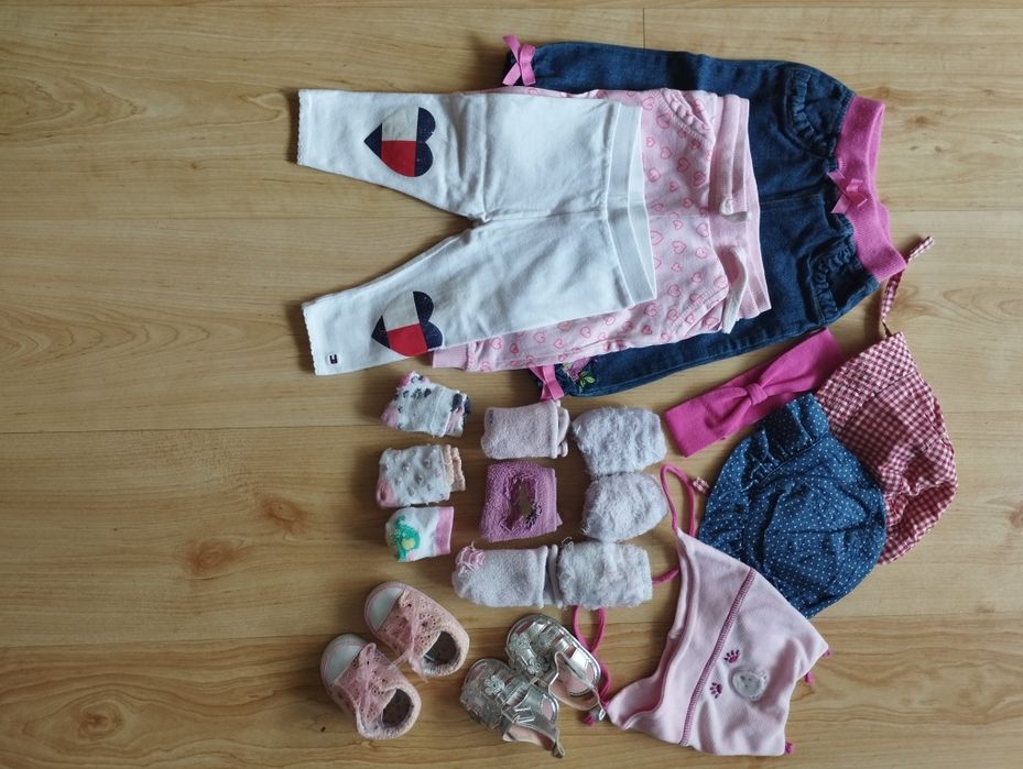 Paczka ubranek dla dziewczynki r. 74