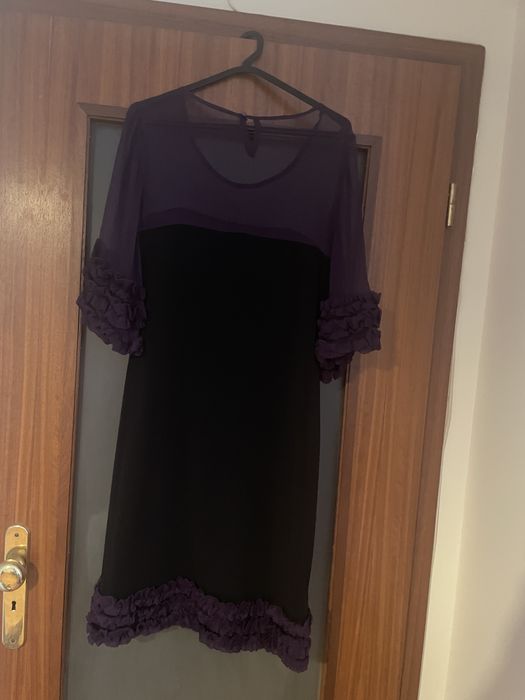 Vestido com tecido fantastico tamanho M