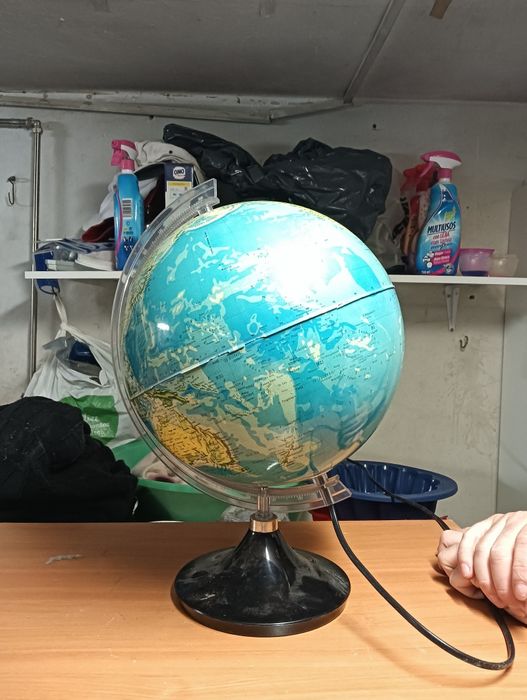 Candieiro mapa mundo