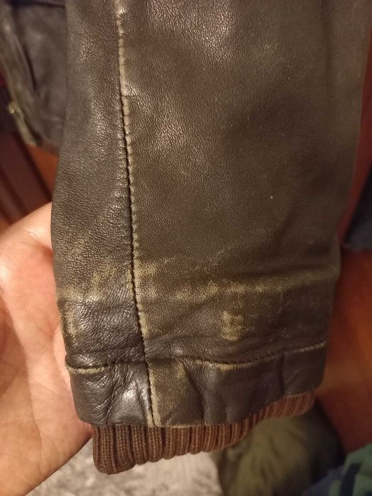 Куртка кожаная superdry