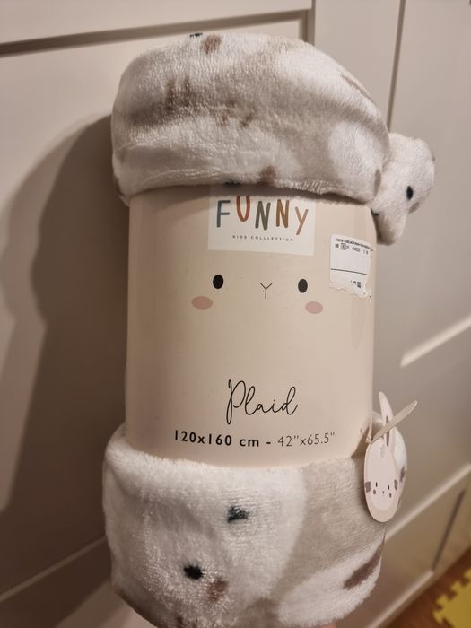 Kocyk dziecięcy polarowy