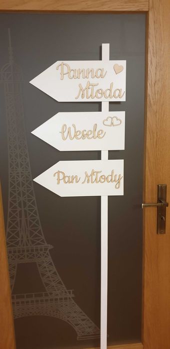 Drogowskaz Wesele Ślub Wolność Kumple Mecze Polterabend