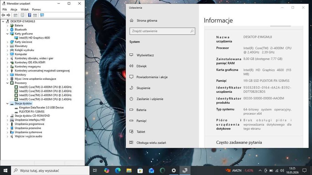 TANIO Lenovo B5400 Intel i3/8GbDDR/SSS/Bateria Super