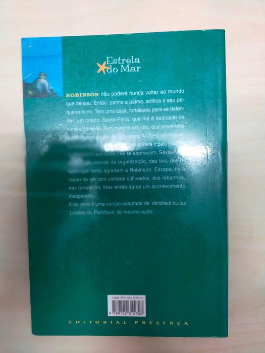 Livro Sexta-Feira ou a vida selvagem