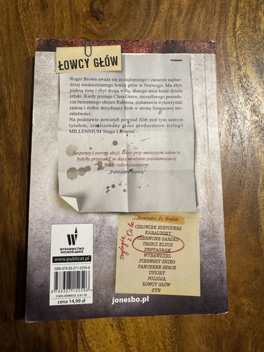 Jo Nesbo Łowcy głów