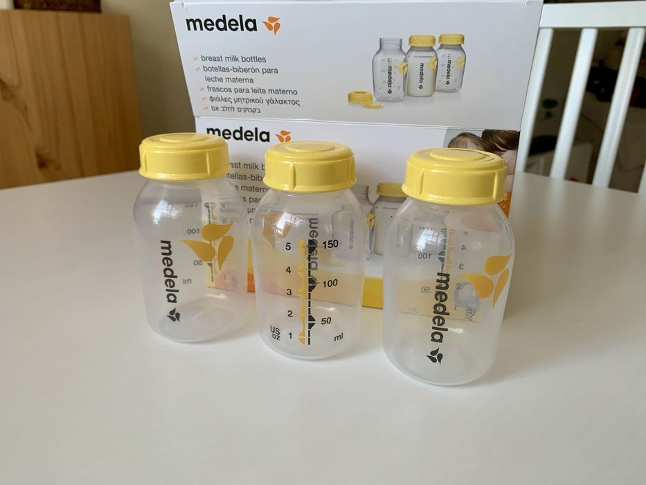 Frascos para leite materno