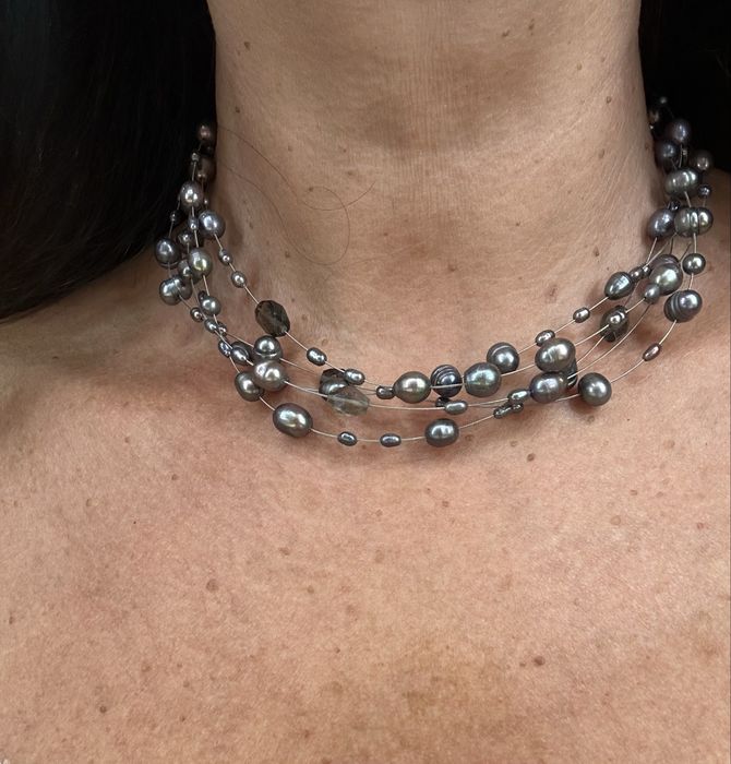 Колье Misaki Japanese Pearls с натуральным жемчугом | Оригинал
