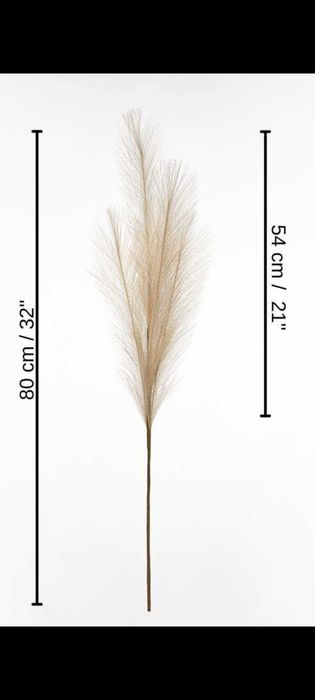 Trawa pampasowa 80 cm – BOHO – zestaw 9 szt. MIX kolorów – PACZKOMAT