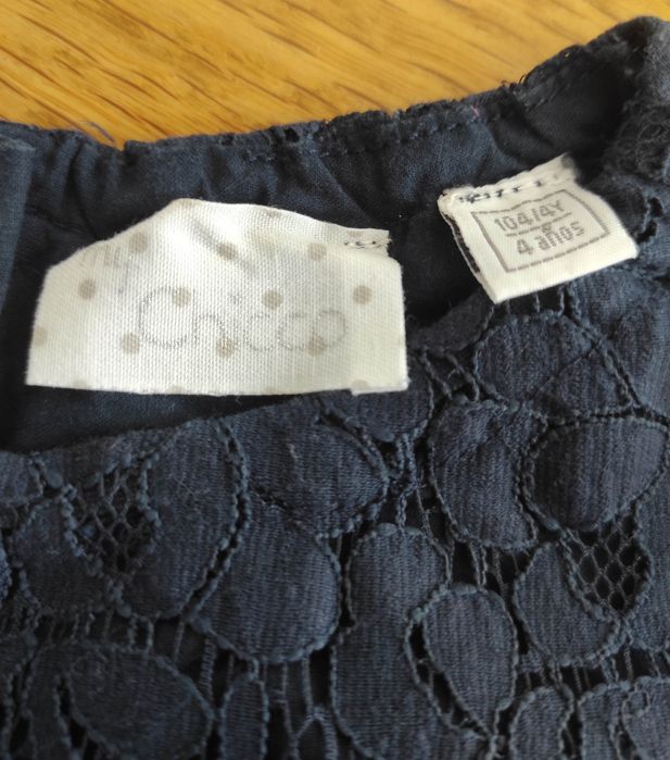Vestido azul marinho Chicco