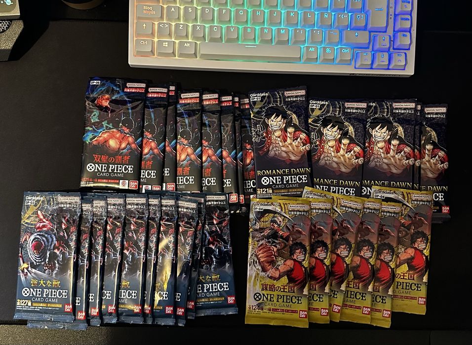 30 Boosters One Piece Japoneses