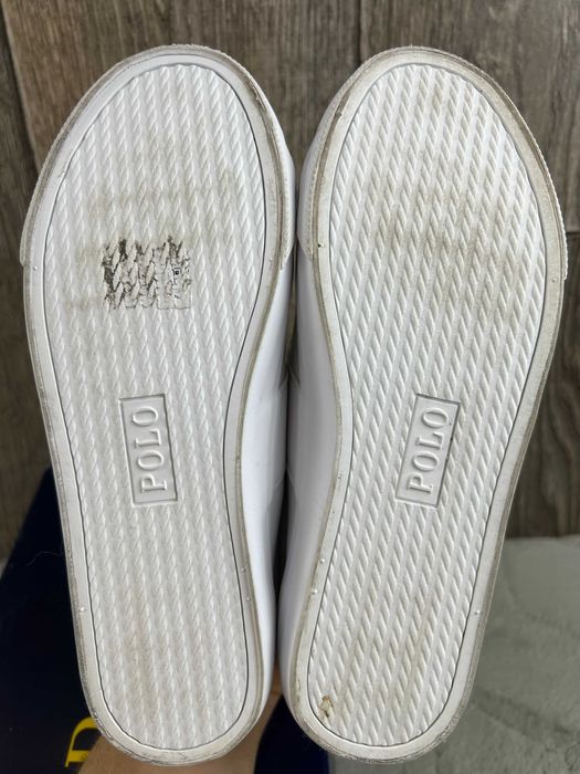 Buty damskie białe trampki Polo Ralph Lauren Rayley 35