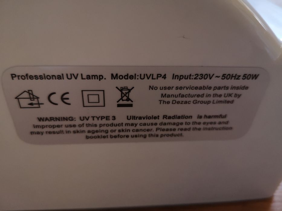 Lampa UV do tipsów żelowych