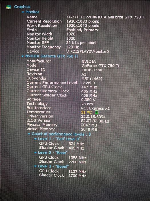 Placa gráfica Nvidia GTX 750 Ti 2Gb GDDR5