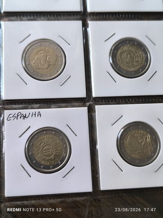 Moedas de 2 euros