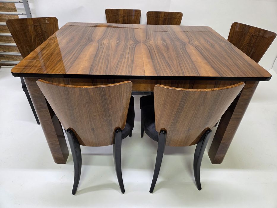 Stół art deco orzech