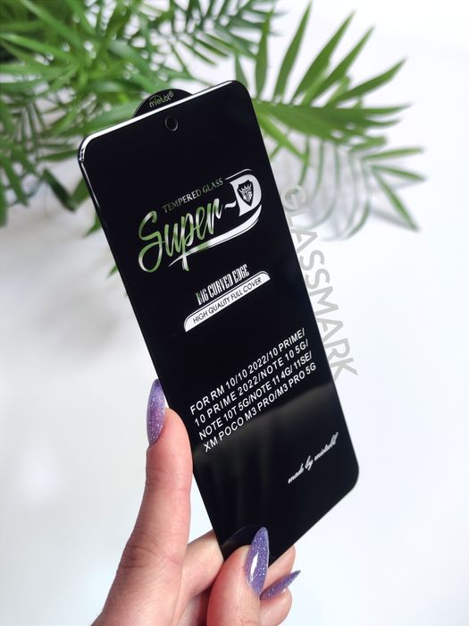 Лучшее защитное стекло 5D Xiaomi Poco F5 та інші моделі