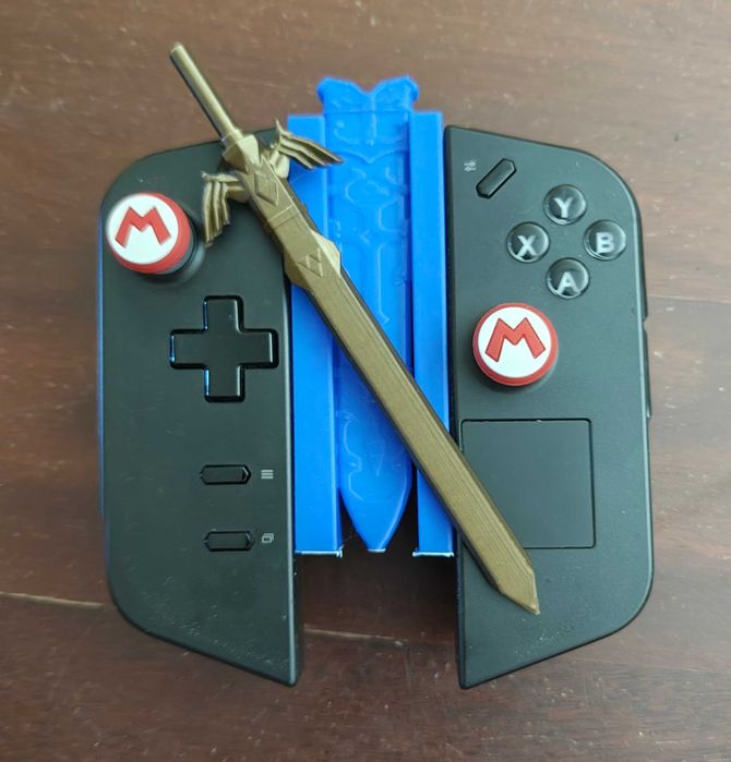 Grip consola Legion go Zelda master sword cosplay colecionador