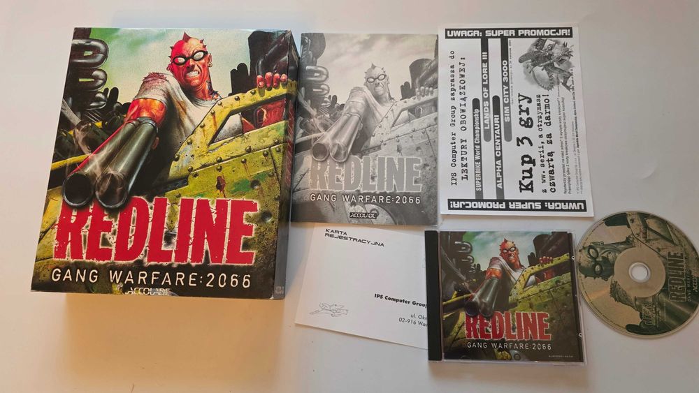 PC Redline gang warfare 2066 big box IPS wydanie polskie