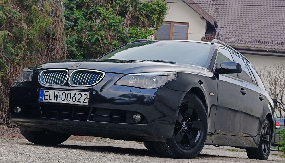 BMW 525D. 2005r. Xenon. Duża Navi. Automat. Skóry. Panorama. 177 HP.