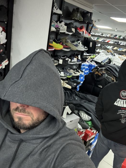 Худи мужское Nike Lebron Pullover Basketball Hoodie Grey DQ6129-032