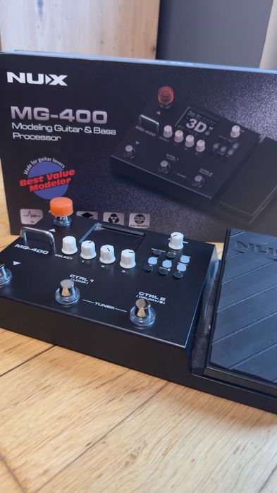 NUX MG-400 – multiefekt gitarowy jak nowy + oryginalne pudełko