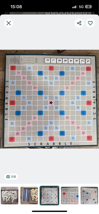 Jogo Scrabble Edition Francaise Jeux Spear Vintage