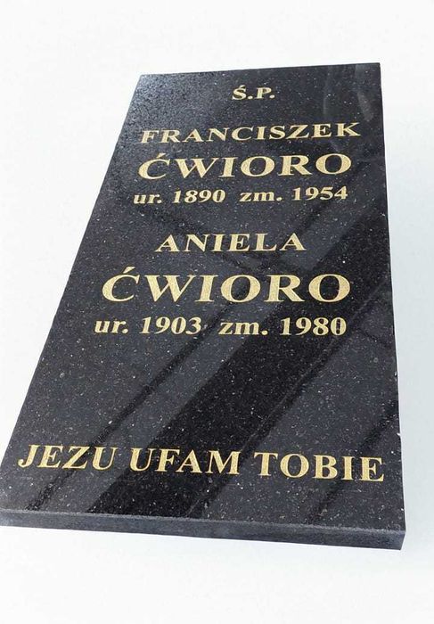 Nagrobek tablica nagrobna