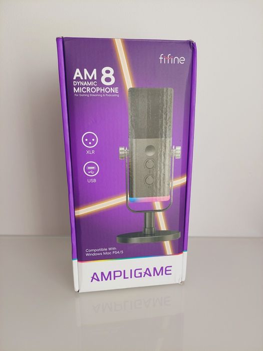 Mikrofon dynamiczny Fifine AM8 biały - nowy