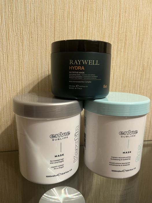 Маска raywell, envie keratin, термозахист raywell, envie sos, маска для волосся