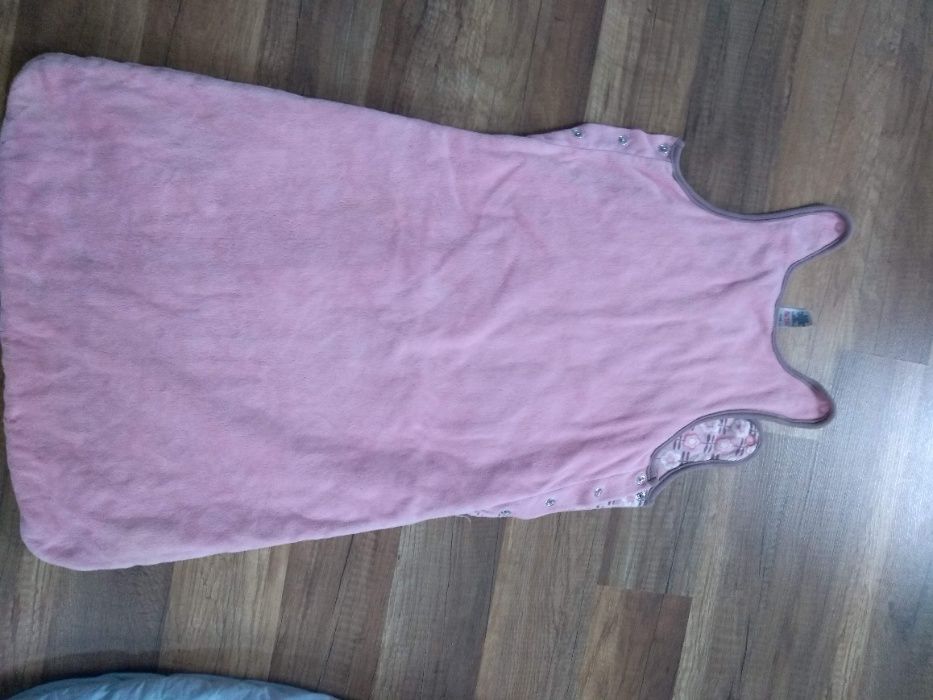 Ochraniacz i Śpiworki rozm. 80 niebieski różowy