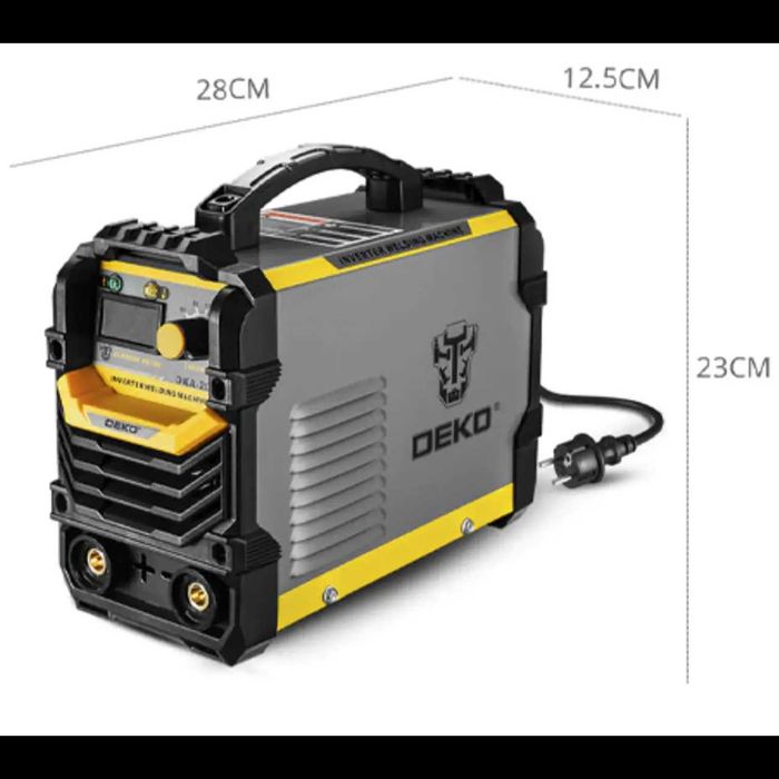 D41- Deko Máquina de soldar INVERTER 200A com LCD digital (com cabos)