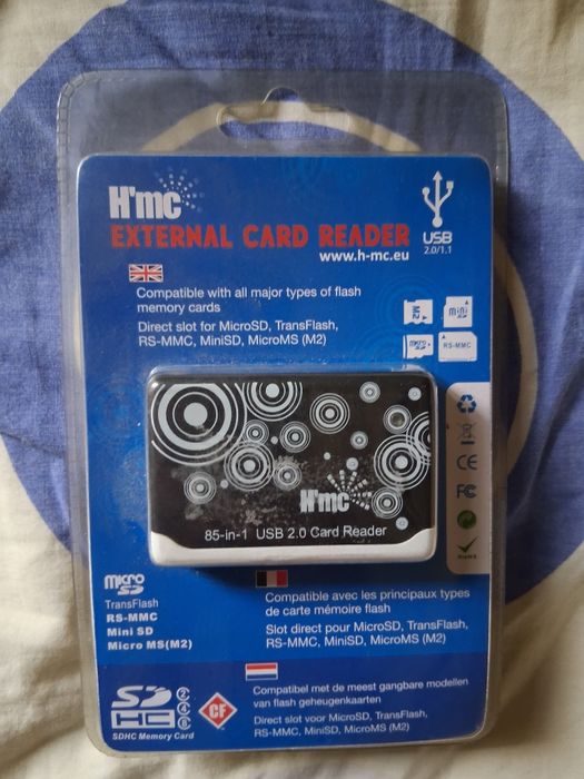 Leitor de Cartões (Card Reader) USB novo