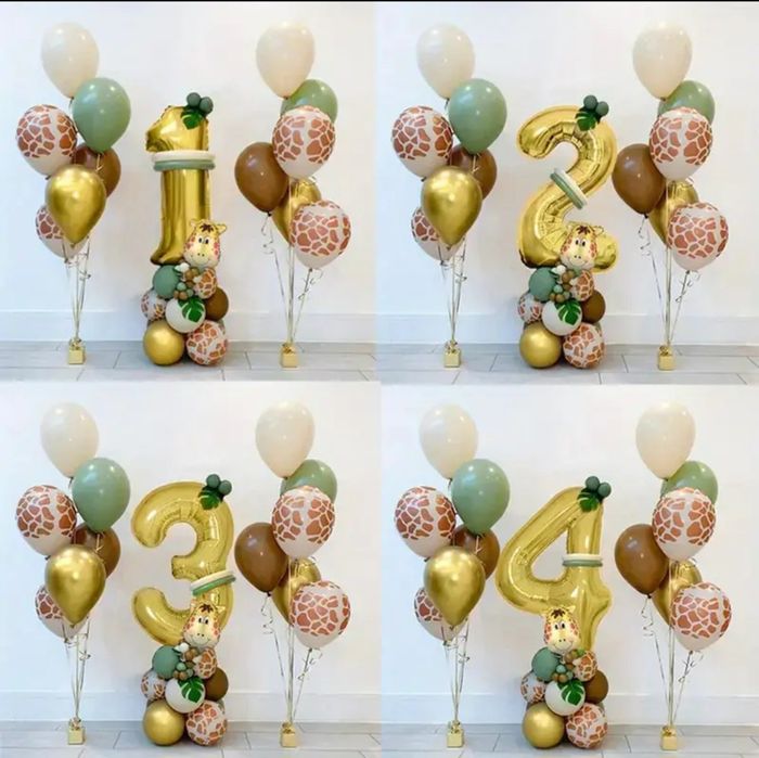 Повітряні кульки сафарі звірі  Фотозона