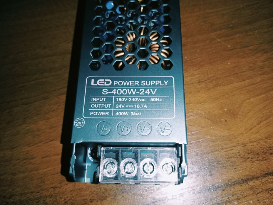 24V 400W  LED блок живлення