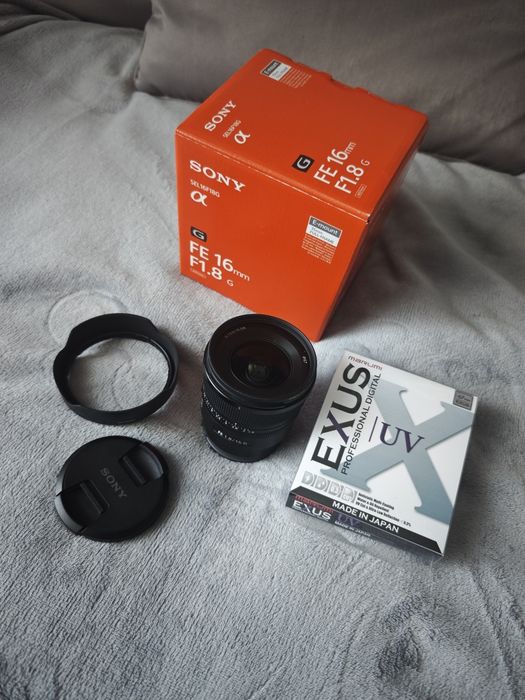 Obiektyw Sony FE 16mm 1.8 G na gwarancji