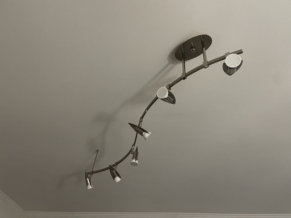 Candeeiro de tecto 100% inox não oxida com 6 lampadas ledregulaveis