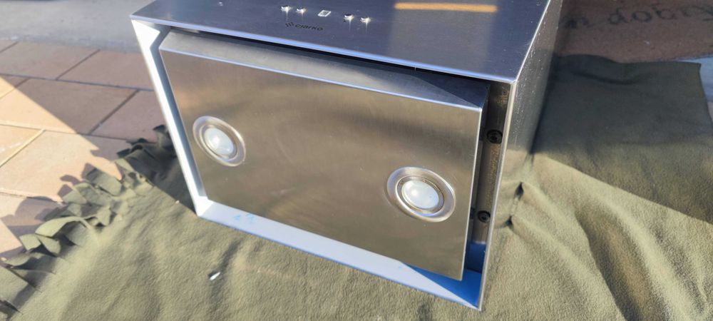 Okap wyspowy / sufitowy Ciarko KRW stalowy