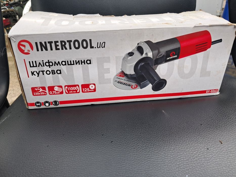 125 Болгарка Intertool Dt-0263 угловая шлифовальная машинка Оригинал
