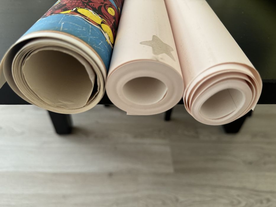 Conjunto 3 rolos papel parede