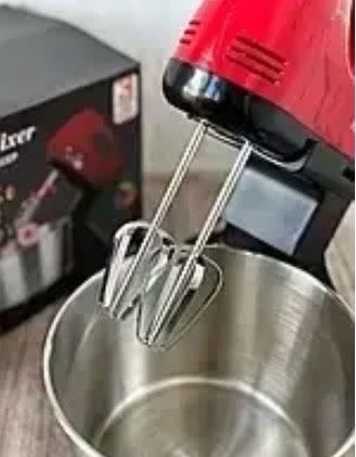 Міксер стаціонарний 250 Вт металева чаша BITEK BT-6637B комбайн