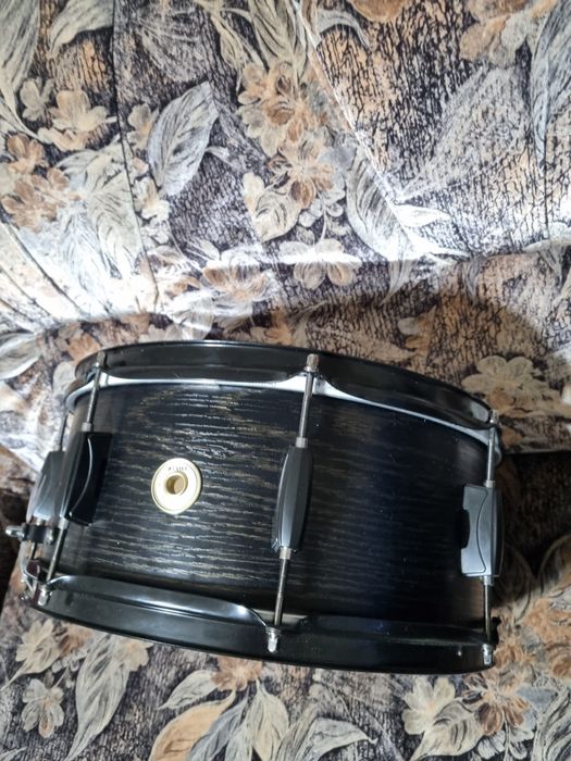 Werbel drewniany 14"x6.5" Tama woodworks black edition drewno topola 8