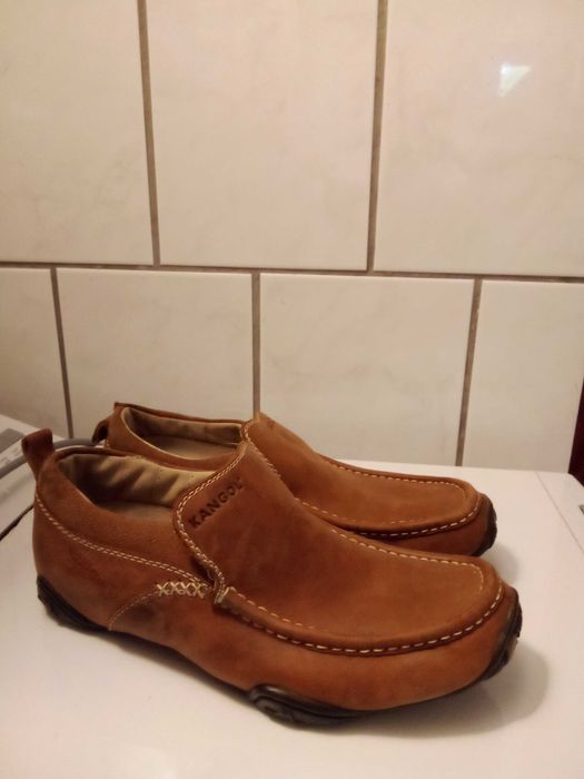 buty skórzane meskie 41 szyte dratwą półbuty wkładka 26,5 cm kangol