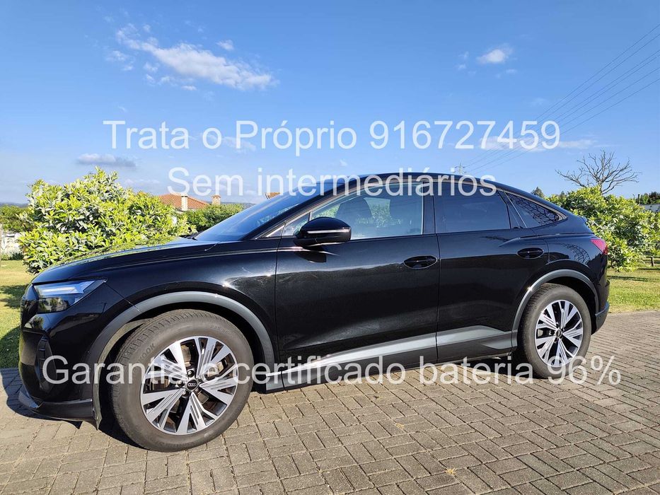 Audi Q4 sporback 40 (82kwh) certificado bateria 96% garantia