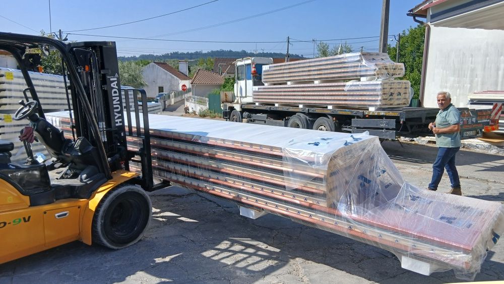 Calhas ómegas por medida até 15mts comprimento