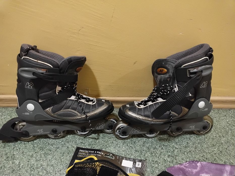 Rolki K2 rozm 44 plus ochraniacze Salomon