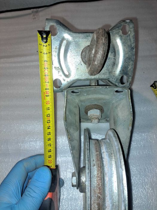 Bloczek budowlany | krążek linowy | 165 mm śred. | 2 sztuki